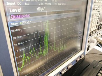 Analyzing electromagnetic interference on electronic equipment