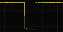 A display showing a pulse wave